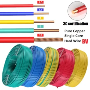 BV Electrical Wire Cable 2.5mm 4mm 10mm 16mm Single Core PVC Insulated Copper Cable Wire