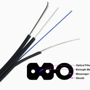 Ftth optic Cable GJYXCH G657A 2 Core LSZH 1000m/drum