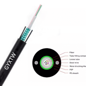 Outdoor 1-24core Armored SM G652D Fiber Optic Cable  GYXTW