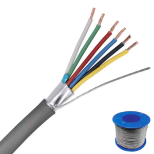 6 Core 22AWG Screened Security Alarm cable 100m