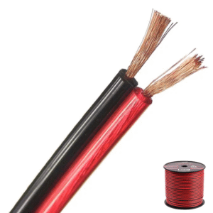 Red Black Loud  2.5mm² Speaker Wire cable 200m drum packing