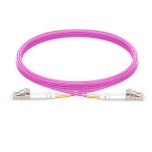 LC-LC/UPC Fiber Optic Patch Cord (OM4 Multimode Duplex)
